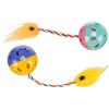 Trixie Set di palline con coda e sonaglio Gioco per Gatti