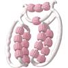 CNAFGBGG Rullo da gamba da 1 pc, rullo di massaggi a 20 ruote per gambe, rullo di cellulite in plastica, rullo di massaggiatore di cellulite non slip per coscia, scultura delle gambe