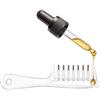 Wcybym Applicatore per Cuoio Capelluto Antigoccia Precisione Portatile Senza | Pettine erogatore di olio per scalp da viaggio, outdoor, indoor, salone, donne, uomini, adulti