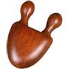 Hehglng Massaggiatore facciale in legno marrone,Massaggiatore acupoint corpo in legno,Raschietto in legno per collo occhio naso,Superficie liscia senza sbavatureStrumenti per la cura della pelle del viso