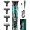 VGR Tagliacapelli per Uomo, Trimmer per Capelli Professionale Impermeabile Cordless USB Ricaricabile 20 Trimmer per Barba fine Tuning Kit per Tagliare i Capelli,Blu
