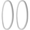 SHOWERORO Gomme piene carrozzina 20X1 3/8 ruote di ricambio 2 pezzi in PU per case di con funzione antiscossa