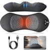 Generico Tepora Tricalma Lombare Elettrico, Massaggiatore 3 in 1 per la Schiena, Massaggiatore Elettrico per Sciatica, Vita, Schiena, Collo (Black)