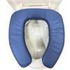 Generico Alza Bidet Morbido,Cuscino Rialzato Per WC Altezza 5cm,Alza Seduta Water | Ergonomico Portatile Assistenza Antiscivolo Estensore Sedile WC Alto Persone Con Disabilità,Cuscino Impermeabile Rialzante WC
