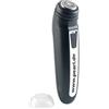 PEARL Mini rasoio elettrico da viaggio a batteria AA, nero argento