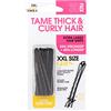 Big Hair Tools Mollette per capelli, taglia XXL, colore scuro, nero e marrone, confezione da 30