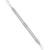 Wcawnlt Rimuovi Comedoni 12,5 cm Professionale in Acciaio Inossidabile Argento, Pinzetta per Punti Neri Viso, Strumento di Precisione per Cura della Pelle, Pulizia delle Imperfezioni e Igiene Quotidia