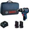 Bosch Professional Bosch PRO GSB12V-31 Trapano-avvitatore con percussione a batteria 12V System (GBA 12V 2.0 Ah, GAL 12V-20, valigetta)