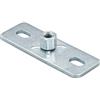 Fischer Flangia rettangolare GPL e circolare GPR - GPL M 10 PIASTRA DI BASE - 25 pezzi per confezione