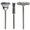 kwb 5180-00 Set di spazzole a filo, 3-TLG, cavo in acciaio HSS, ondulato