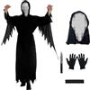Xiujuers Costume di Halloween Ghostface per bambini