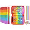 FICOFISE Activity Board Sensoriale in Silicone, Giochi Sensoriali Autismo Antistress | Con 36 Corde, Giocattolo Sensoriale Fidget Toys, Giochi Autismo Portatili, per Lenire Stress Ansia ADHD Bambini Adulti