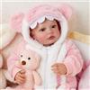 BABESIDE Bambole Reborn Bambina 50cm Arti in Vinile Realistici Bambole | Bambole Reborn Realismo sorprendente, Morbido e coccoloso, Arti flessibili, Accessori inclusi, Sicuro e regalo perfetto