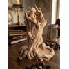 Tims Plum Ancient Tree Dice Tower - Baule runico in legno marrone per DND, giochi da tavolo RPG da tavolo
