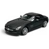Generic Welly - Modellino di auto compatibile con Mercedes-Benz SLS AMG, colore nero opaco, scala 1/24, 1:24, in metallo