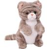 HOMEXYLYL Peluche realistico di gatto tigrato, morbido gattino di peluche