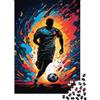 9K4D7V2G Calciatore Puzzle 1000 Pezzi Carta Puzzle per Adulti Stile Artistico Colorato Rilassante Decorazione Casa Idea Regalo 70x50cm/1000pcs