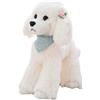 HOMEXYLYL Peluche barboncino realistico con sciarpa, morbido animale di pezza | Simpatico cucciolo di peluche soffice e soffice for bambini e adulti(30cm/12in)