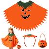Yuqilin Halloween Costume Luminescente Costume Zucca Donna con Fascia & Zucca