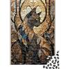 9K4D7V2G Gatto Vetro Colorato Puzzle 1000 Pezzi Gioco di Puzzle 1000 Pezzi Carta per Adulti Stile Artistico Relax Decorazione Regalo 38x26cm/1000pcs