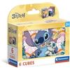 Clementoni Disney Stitch, Puzzle con 6 Cubi, Gioco Educativo Bambini 2+ Anni per Sviluppare Memoria, Logica e Manualità, Made in Italy, 40905