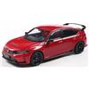 Solido Honda Civic Type R Rally 2022 - Modellino di auto Die-Cast, con base in plastica, modello da collezione auto da corsa, rosso, 1:43