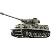 MASUSE Tiger - Set di mattoncini da costruzione per carro armato militare | 968 pezzi, WW2 Heavy Tank Set di costruzione