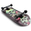 SPITBOARDS Set completo fingerboard legno 36x96mm assemblaggio preassemblato 5 strati Pro Trucks Lock Nuts CNC Bearing Real Wear Graphics Lasered Foam Grip