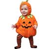 Generic Costume Zucca Primo Halloween Neonato 2 Pezzi Bebè Unisex per Festa di Halloween, Carnevale, Servizi Fotografici, Eventi Mascherati, Feste a Tema, Dolcetto o Scherzetto