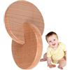 Generico Interlocking Discs Toy - Hand To Hand Disc, Safe Interlocking | Discs | Wooden Toys Preschool Learning Activities For Fine Motor Skills And Shape Cognition