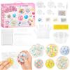 Crunier Kit Squishy Fai Da Te, Crea Squishy Zampe di Gatto Palline | Squishy Maker Kit, per Esercizio Alle Mani e Alleviare lo Stress, Giocattoli Antistress Fai da Te per Bambini Adulti