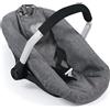Bayer Chic 2000 708-76 - Seggiolino auto per bambole, per bambole, colore: grigio jeans