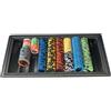 Generic Cassette per fiche da poker che organizzano vassoi durevoli | Dealer Table Chip Rack per Poker Card Game Night Travel Home Collection Organizzazione Portatile Trasporto Comodo Vassoio Box