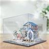 Crafts&Co® Vetrina espositiva per casa in miniatura | Espositore in plexiglas | DIY Kit | Casa Delle Bambole per Adulti | Modellismo | 15 x 15 x 15 cm | Piccolo