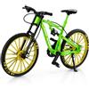 Danbghyuo Bicicletta da Dito, Mini Bicicletta Giocattolo, Modello Mini Bici | Finger Mountain bike, Modellino Bikes (1:10), Mountain Bike Decorazione per Scrivania,regalo di compleanno-17.8 * 10.8 * 6CM