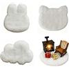 Mizijia Set di 4 tappeti in miniatura per casa delle bambole, accessori per la casa delle bambole, decorazione per soggiorno, camera da letto, cameretta dei bambini, mini tappeti per casa delle bambole (A)