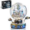 PENGBU RC Modello girevole Technic Space a partire da 8, 10, 12 anni in su | 1296 pezzi di mattoncini a morsetto con LED, stazione spaziale, navi spaziali, sonda lunare, regalo per ragazzi a partire da
