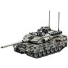 BAUKST Set di mattoncini da costruzione, 1009 pezzi, militari, leopardo 2A7, set di mattoncini da costruzione WW2