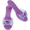 P'tit Clown - 24569 - Scarpe da Principessa Bambina - Sabot con Tacco per Bambine 5 cm - Accessorio per Abito da Principessa - Taglia Unica - Viola