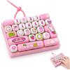 GSenhui Tastiera Antistress Kawaii, Fidget Toys 26 Tasti | Clicker Tastiera Giocattolo, Tastiera Antistress Mini, Portatile e Compatto, Regalo per Adulti e Adolescenti, Ufficio, Scuola