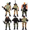 Nukdey Set di 18 Figure d'Azione Militari,6 Soldati dell'Esercito Snodati con 12 Accessori di Armi Militari,Giocattolo Realistico delle Forze Speciali per Bambini