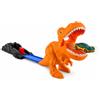 Generico Pista Dinosauro Acrobatica T-Rex con Lanciatore e Macchinina in Metallo Pista Macchinine con Salto Acrobatico Tirannosauro Track Flessibile Gioco Auto da Corsa Sfida il Dinosauro (A)