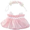 WarmWhisper Vestiti compatibili con Labubu, 17 cm, vestiti carini adatti per Labubu (senza bambola) (rosa)