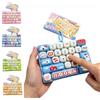 Generic Giocattolo Fidget della tastiera a 26 tasti, Clicky Clickies Keyboard | Clicky Keyboard Fidget Toy Portachiavi per adulti; Cremoso e silenzioso sollievo dallo stress Clicker per adulti