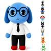Ntwdby Animal Hospital Peluche, Animal Hospital Peluche giocattolo da collezione ispirato al game, Set di peluche ispirato al gioco dell'ospedale, sicuro per giochi di ruolo (Blue Dog)