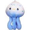 EnixwH Peluche Piccolo 30 CM Medusa Pupazzo Animale Marino Realistico | Pupazzi Blu Soffice, Morbido e Piacevole Al Tatto Regalo Personalizzato per Bambini, Decorazioni di Compleanno