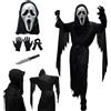 Coffee Life Plus®Scream Costume,Maschera Ghost Scream Costume,Costumi di Halloween,Halloween Carnival Scream Costume Cosplay