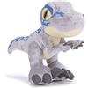Posh Paws Jurassic World - Dinosauro Velociraptor di Peluche, 25 cm, Colore: Blu