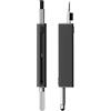 SIXRUN Pulitore per Auricolari, 2-in-1 Spazzola e Spugna (BLACK) | Stilo touch capacitivo, guscio in metallo elettrolitico, design a doppia testa, rimozione della polvere dalla tastiera,