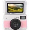 Vikye Fotocamera Digitale Portachiavi con Schermo Ribaltabile da 1,47 | Schermo Ribaltabile a 180°, Zoom 16X, Tipo C, per Vlog di Viaggio All'aperto